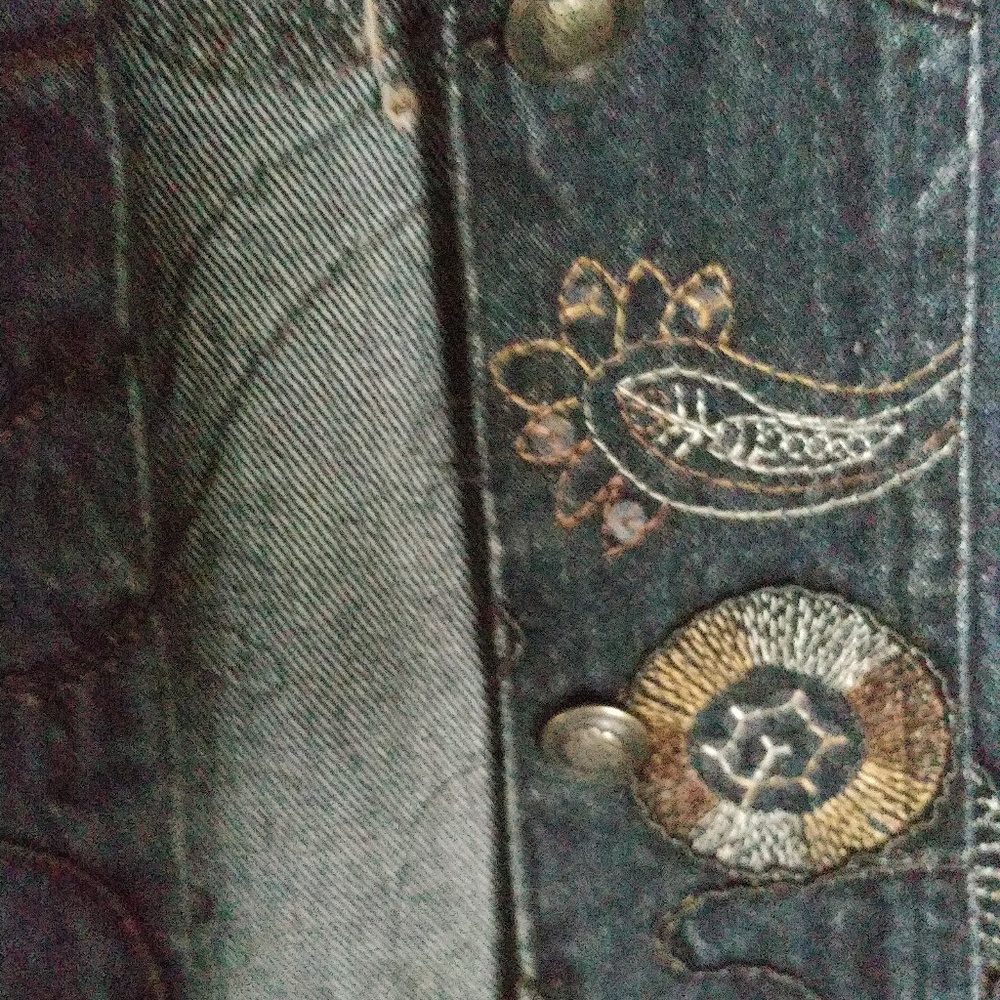 Keren Hart Denim Jacket Rhinestone - Picture 4 of 7